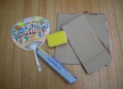 MS2-㈫-06 アルミホイル うちわ スポンジ ダンボール DSC_3905.JPG